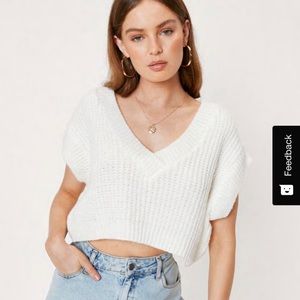Nasty Gal Sweater Vest Top